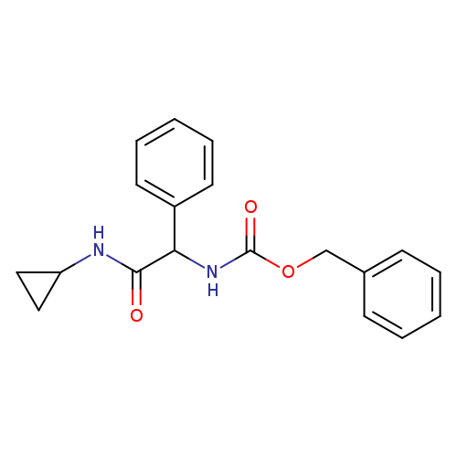 N-Cbz-N'-cyclypropyl-DL-phenylglycinamide