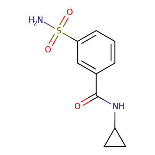 N-cyclopropyl-3-sulfamoylbenzamide