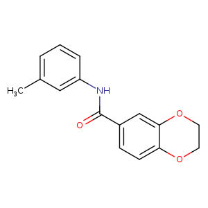 N-(3-methylphenyl)-2,3-dihydro-1,4-benzodioxine-6-carboxamide