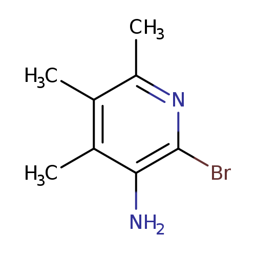 2-Bromo-4,5,6-trimethylpyridin-3-amine