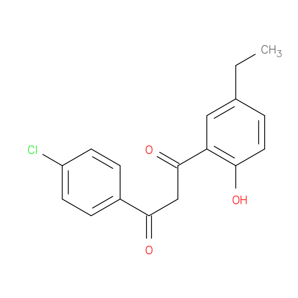 1-(5-Ethyl-2-hydroxyphenyl)-3-(4-chlorophenyl)-1, 3-propanedione