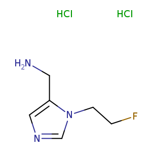 1-[1-(2-fluoroethyl)-1H-imidazol-5-yl]methanamine dihydrochloride