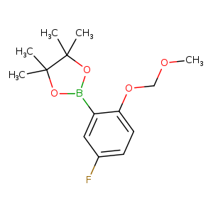 2-(5-Fluoro-2-(methoxymethoxy)phenyl)-4,4,5,5-tetramethyl-1,3,2-dioxaborolane