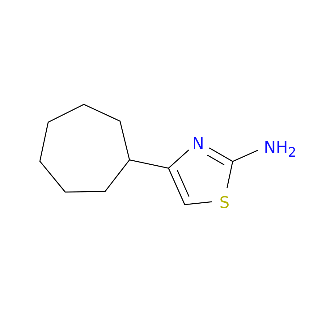 4-Cycloheptyl-1,3-thiazol-2-amine