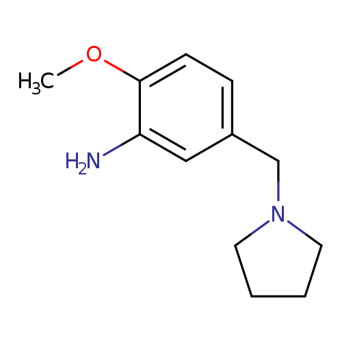 2-methoxy-5-(pyrrolidin-1-ylmethyl)aniline