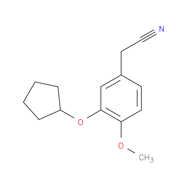 Benzeneacetonitrile, 3-(cyclopentyloxy)-4-methoxy-