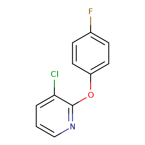 3-chloro-2-(4-fluorophenoxy)pyridine