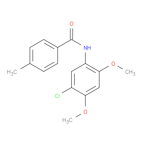 N-(5-chloro-2,4-dimethoxyphenyl)-4-methylbenzamide