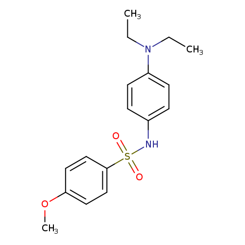 Benzenesulfonamide, N-[4-(diethylamino)phenyl]-4-methoxy-
