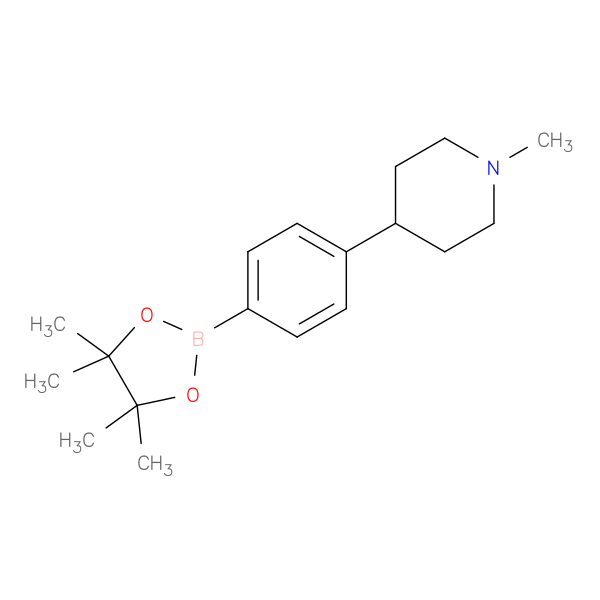 1-Methyl-4-(4-(4,4,5,5-tetramethyl-1,3,2-dioxaborolan-2-yl)phenyl)piperidine