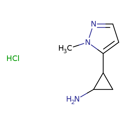 2-(1-Methyl-1h-pyrazol-5-yl)cyclopropan-1-amine hydrochloride