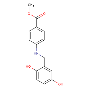 Benzoic acid, 4-​[[(2,​5-​dihydroxyphenyl)​methyl]​amino]​-​, methyl ester