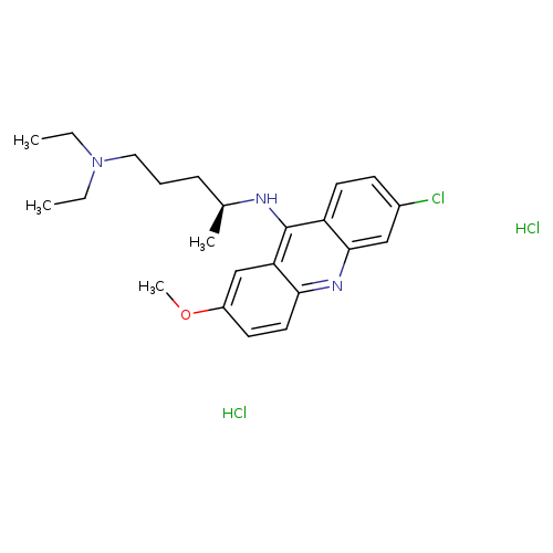 d-Atabrine dihydrochloride 