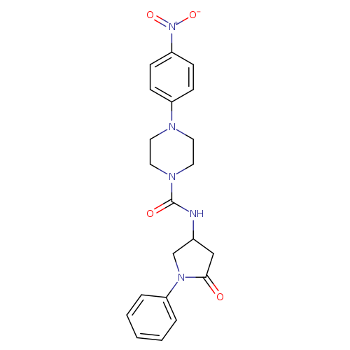 4-(4-nitrophenyl)-N-(5-oxo-1-phenylpyrrolidin-3-yl)piperazine-1-carboxamide