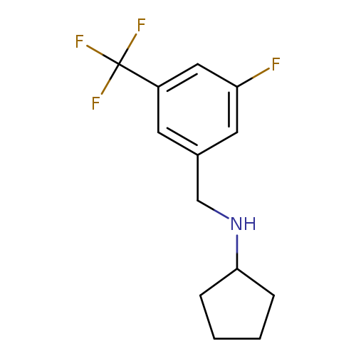 N-{[3-fluoro-5-(trifluoromethyl)phenyl]methyl}cyclopentanamine