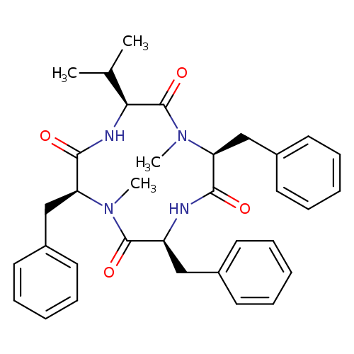 cyclo(N-methyl-L-phenylalanyl-L-phenylalanyl-N-methyl-L-phenylalanyl-L-valyl)