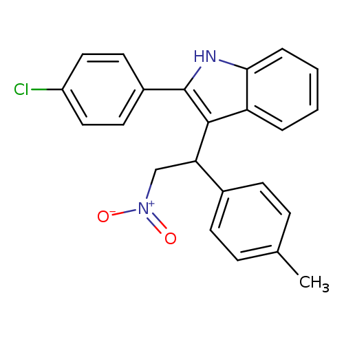 2-(4-chlorophenyl)-3-[1-(4-methylphenyl)-2-nitroethyl]-1H-indole