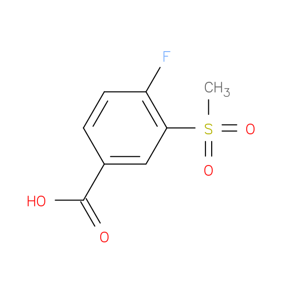 4-Fluoro-3-(methylsulfonyl)benzoic Acid