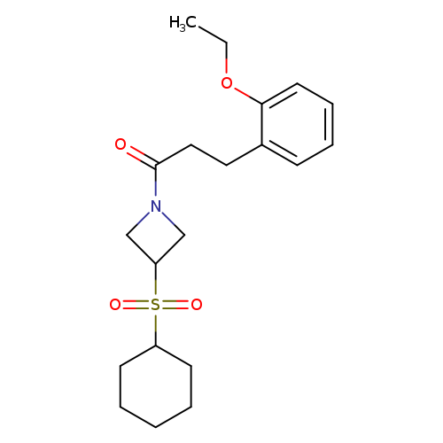 1-[3-(cyclohexanesulfonyl)azetidin-1-yl]-3-(2-ethoxyphenyl)propan-1-one