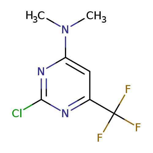 2-chloro-N,N-dimethyl-6-(trifluoromethyl)pyrimidin-4-amine