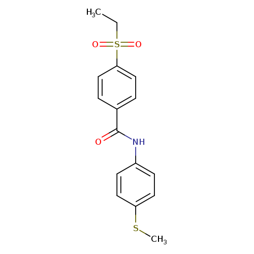 4-(ethanesulfonyl)-N-[4-(methylsulfanyl)phenyl]benzamide