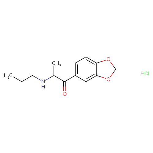 1-(1,3-benzodioxol-5-yl)-2-(propylamino)-1-propanone,monohydrochloride