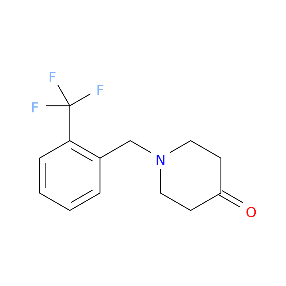 1-(2-(Trifluoromethyl)benzyl)piperidin-4-one