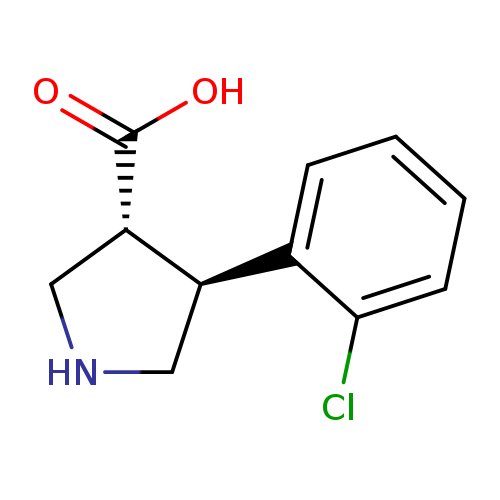 (3R,4S)-4-(2-chlorophenyl)pyrrolidine-3-carboxylic acid