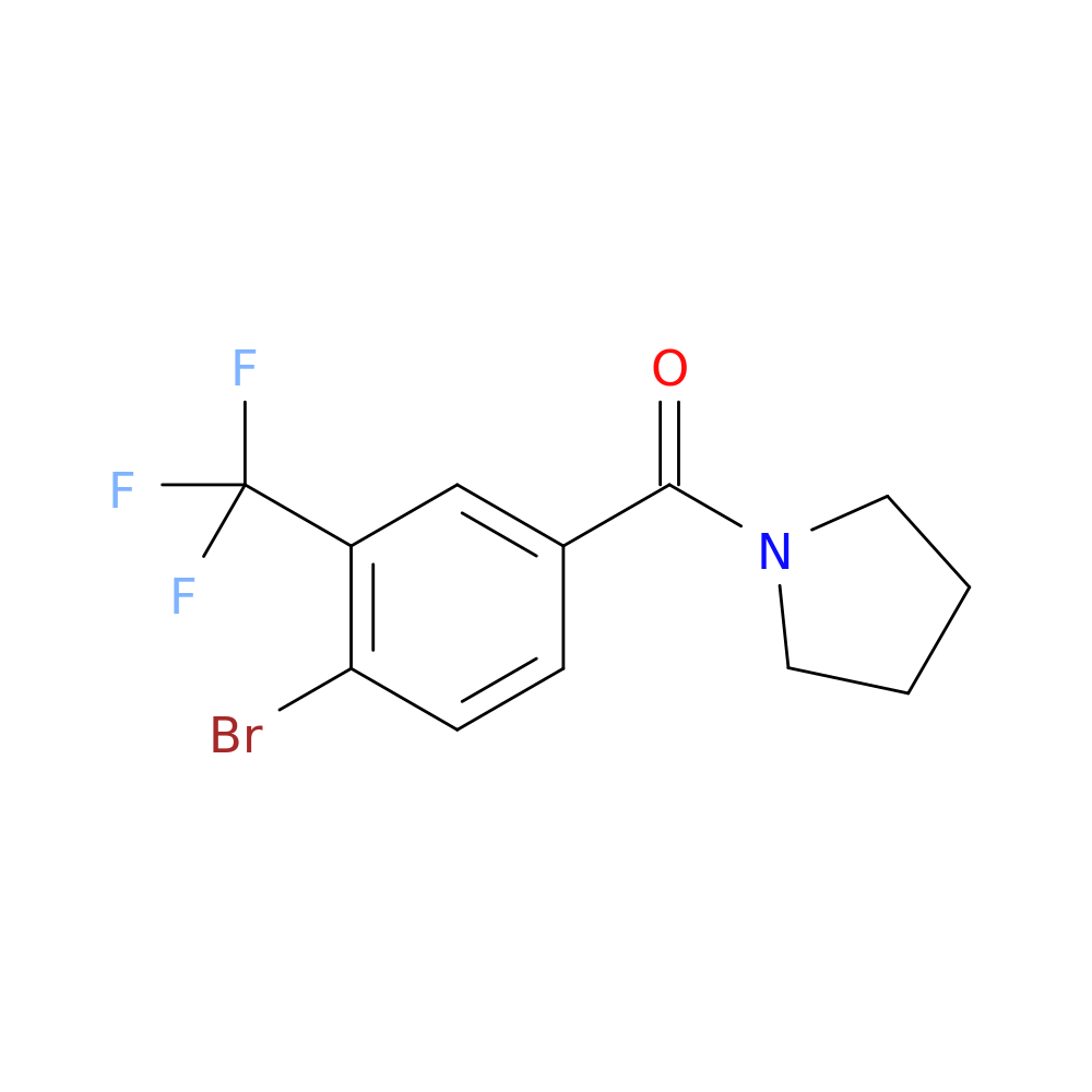 1-[4-Bromo-3-(trifluoromethyl)benzoyl]pyrrolidine