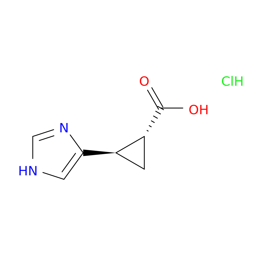 rac-(1R,2R)-2-(1H-imidazol-4-yl)cyclopropane-1-carboxylic acid hydrochloride