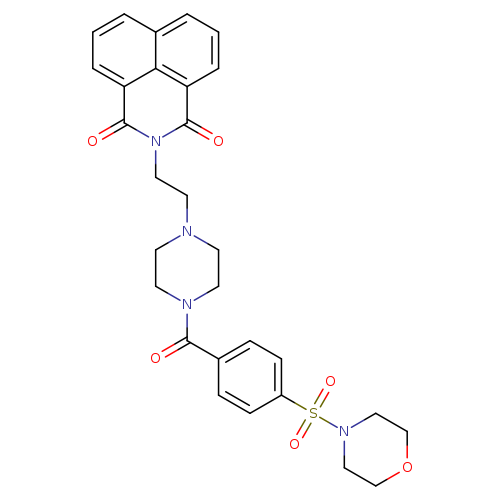 3-(2-{4-[4-(morpholine-4-sulfonyl)benzoyl]piperazin-1-yl}ethyl)-3-azatricyclo[7.3.1.0^{5,13}]trideca-1(12),5,7,9(13),10-pentaene-2,4-dione