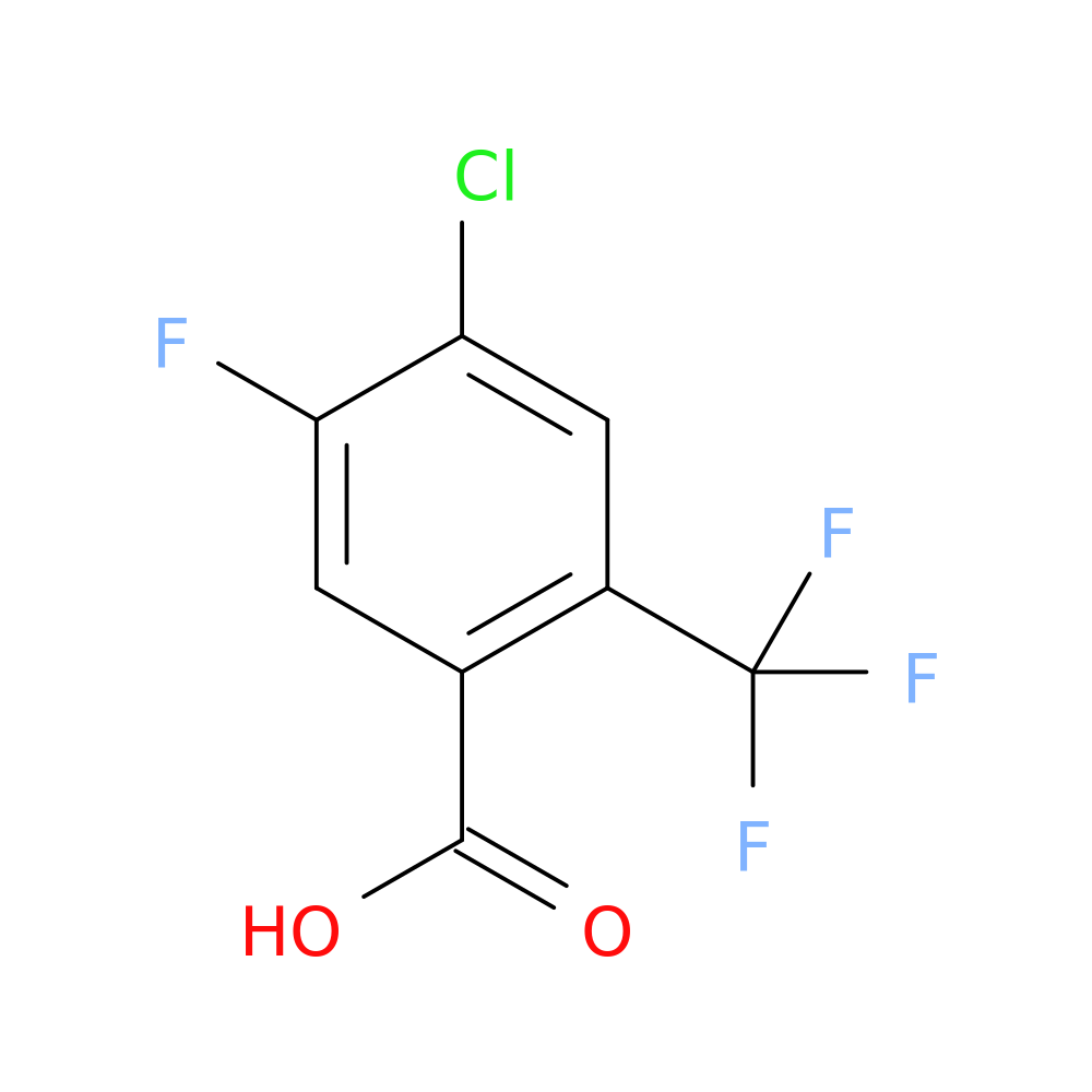 4-Chloro-5-fluoro-2-(trifluoromethyl)benzoic acid