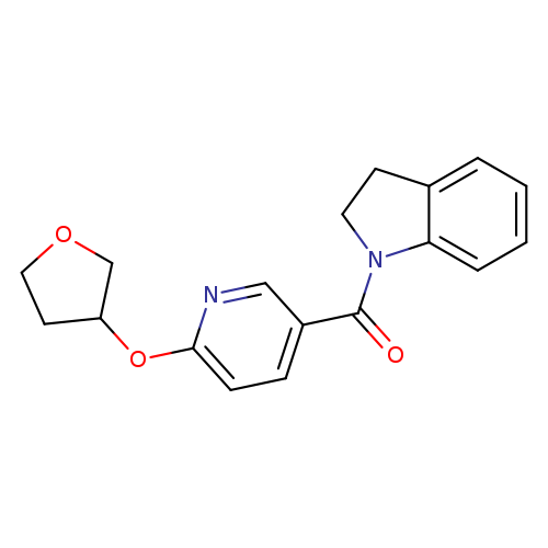1-[6-(oxolan-3-yloxy)pyridine-3-carbonyl]-2,3-dihydro-1H-indole