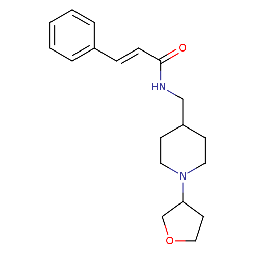 (2E)-N-{[1-(oxolan-3-yl)piperidin-4-yl]methyl}-3-phenylprop-2-enamide