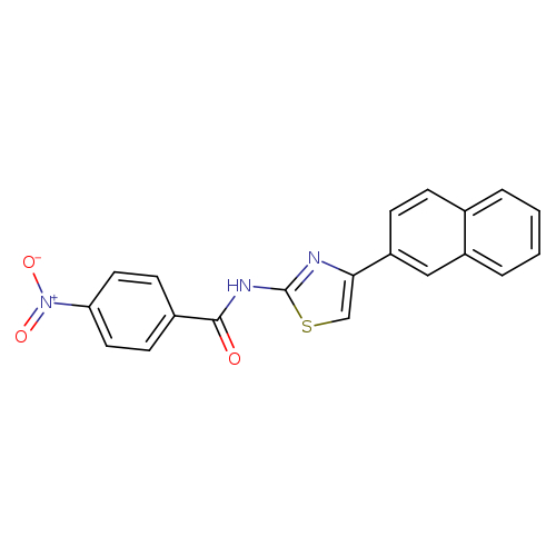N-[4-(naphthalen-2-yl)-1,3-thiazol-2-yl]-4-nitrobenzamide
