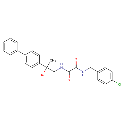 N-(2-{[1,1'-biphenyl]-4-yl}-2-hydroxypropyl)-N'-[(4-chlorophenyl)methyl]ethanediamide