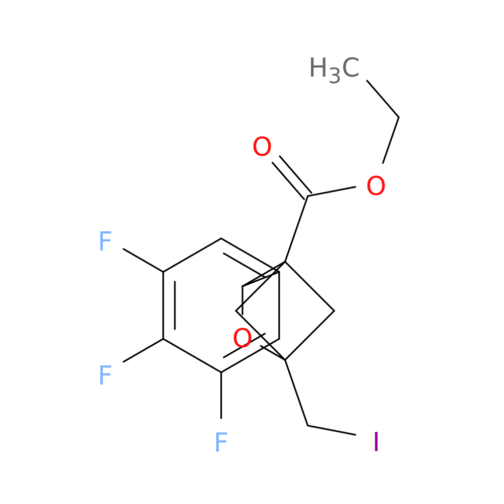 ethyl 1-(iodomethyl)-3-(3,4,5-trifluorophenyl)-2-oxabicyclo[2.1.1]hexane-4-carboxylate