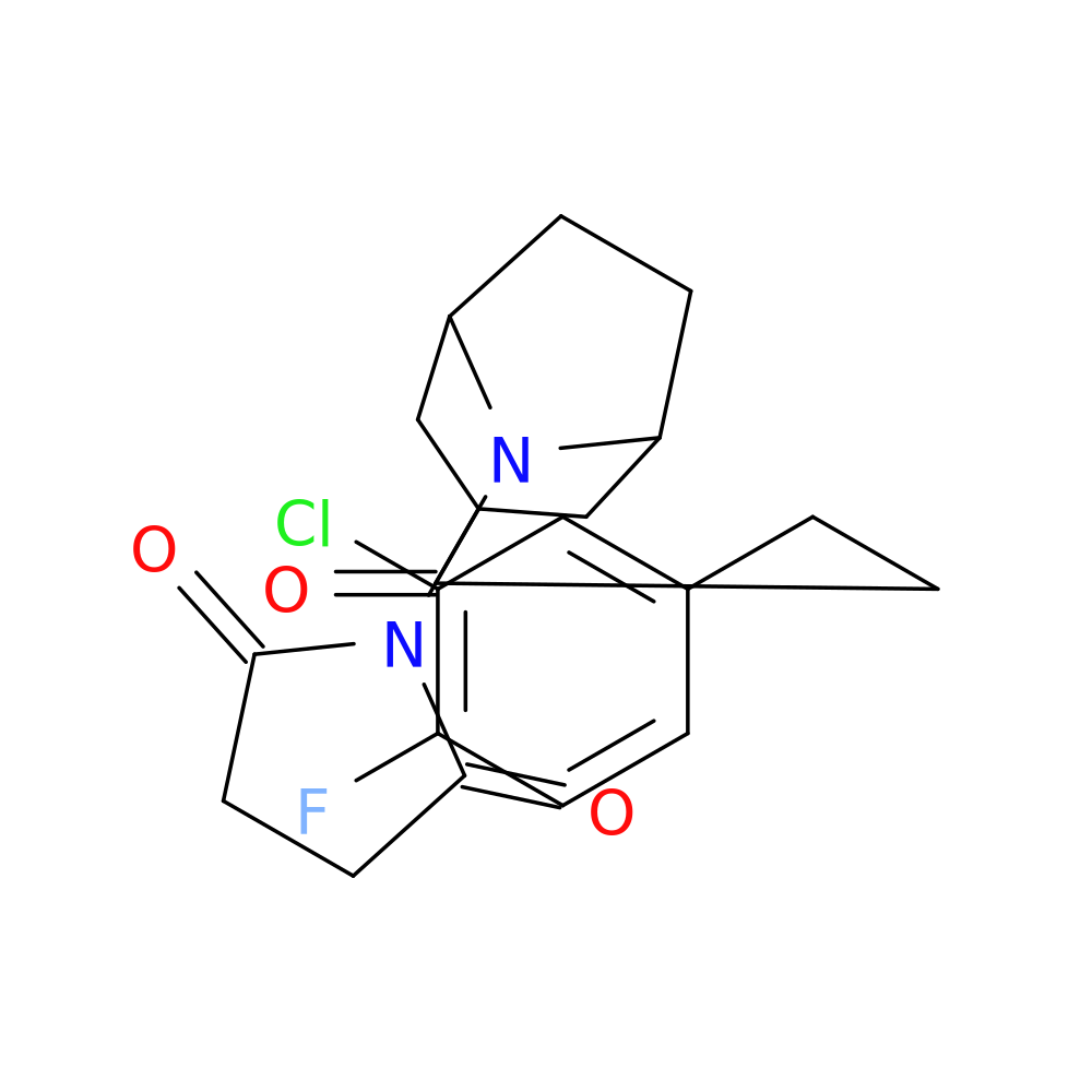 1-{8-[3-(3-chloro-4-fluorophenyl)propanoyl]-8-azabicyclo[3.2.1]octan-3-yl}pyrrolidine-2,5-dione