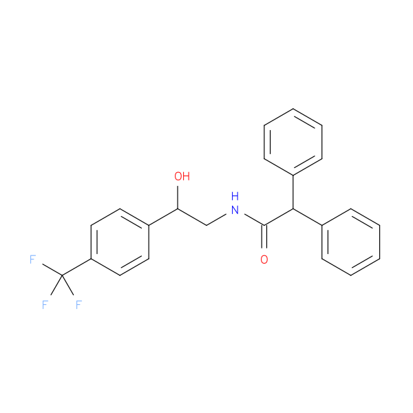 N-{2-hydroxy-2-[4-(trifluoromethyl)phenyl]ethyl}-2,2-diphenylacetamide