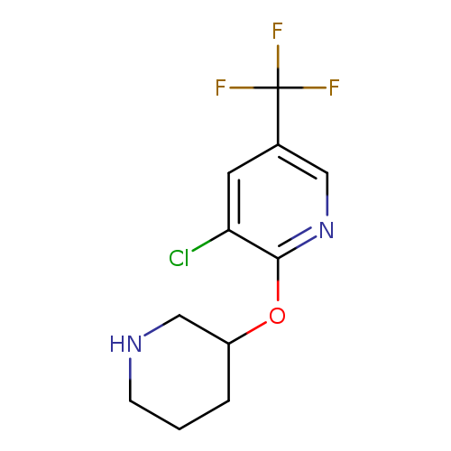 3-Chloro-2-(piperidin-3-yloxy)-5-(trifluoromethyl)pyridine