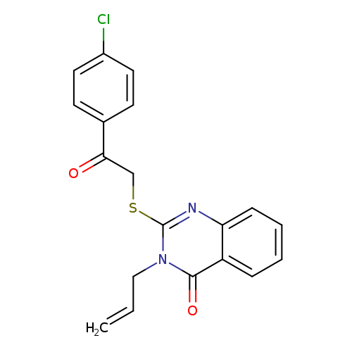 2-{[2-(4-chlorophenyl)-2-oxoethyl]sulfanyl}-3-(prop-2-en-1-yl)-3,4-dihydroquinazolin-4-one