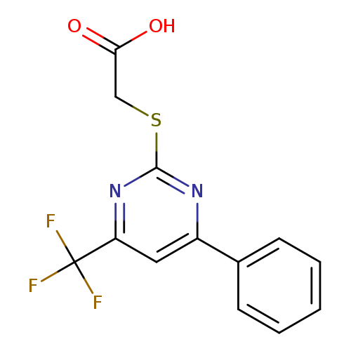 ([4-Phenyl-6-(trifluoromethyl)pyrimidin-2-yl]thio)acetic acid