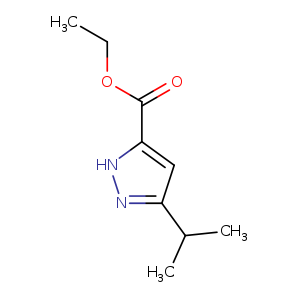 Ethyl 3-isopropyl-1H-pyrazole-5-carboxylate,
