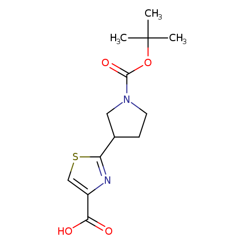 2-{1-[(tert-butoxy)carbonyl]pyrrolidin-3-yl}-1,3-thiazole-4-carboxylic acid