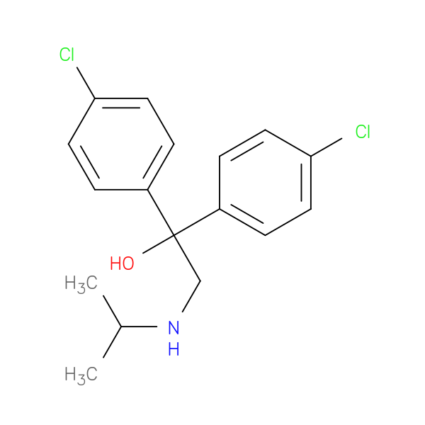 1,1-bis(4-chlorophenyl)-2-[(propan-2-yl)amino]ethan-1-ol