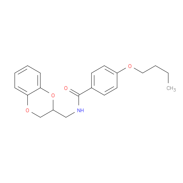 4-butoxy-N-(2,3-dihydro-1,4-benzodioxin-2-ylmethyl)benzamide