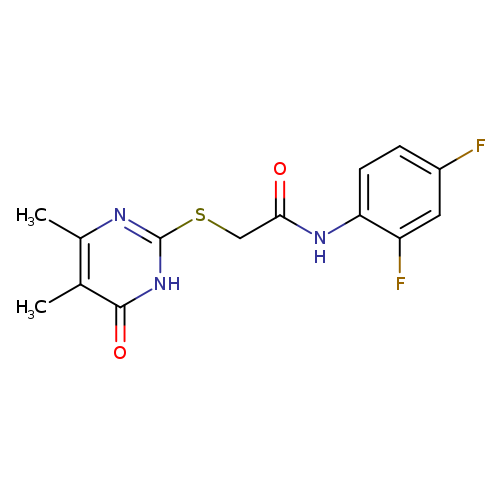 N-(2,4-difluorophenyl)-2-[(4,5-dimethyl-6-oxo-1,6-dihydropyrimidin-2-yl)sulfanyl]acetamide