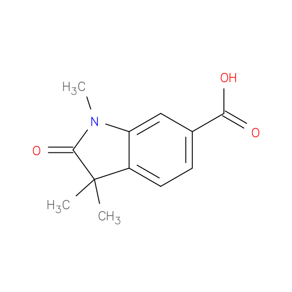 1,3,3-Trimethyl-2-oxindole-6-carboxylic acid