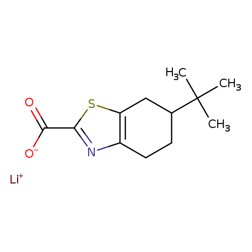 lithium(1+) ion 6-tert-butyl-4,5,6,7-tetrahydro-1,3-benzothiazole-2-carboxylate
