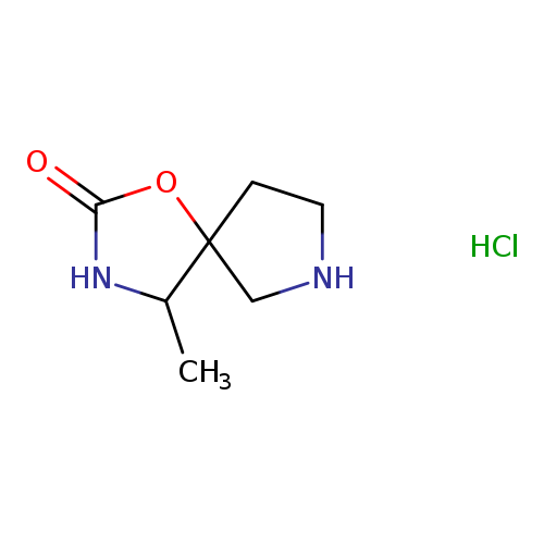 4-methyl-1-oxa-3,7-diazaspiro[4.4]nonan-2-one hydrochloride